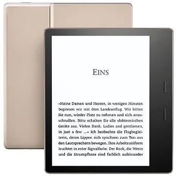 Amazon Kindle Oasis 3 2019 32 GB zlatá (s reklamou) (B07KR2N2GF)