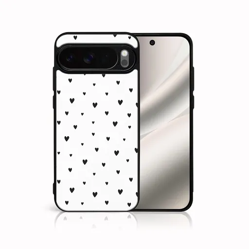 MY ART Ochranný kryt pre Google Pixel 10 / Pixel 10 Pro BLACK HEARTS (167)