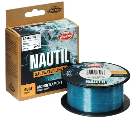 Berkley vlasec nautil monofil surf turquoise 300 m - 0,20 mm 3,1 kg