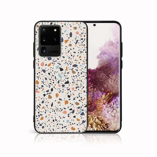 MY ART Ochranný kryt pre Samsung Galaxy S20 Ultra BEIGE TERRAZZO (162)
