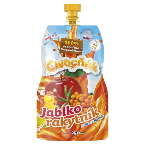 OVOCŇÁK Mušt jablko a rakytník 250 ml