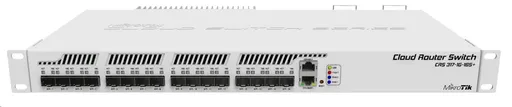 MikroTik Cloud Router Switch CRS317-1G-16S + RM, dual-core 800MHz CPU, 1GB, 1x GLAN, 16xSFP + slot, vr. L6