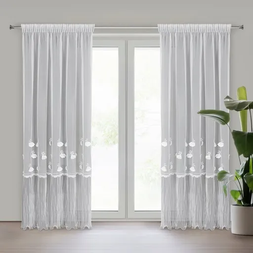 ArtFir Záclona AVRIL P | biela 140 x 270 cm