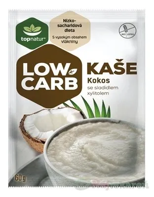 topnatur LOW CARB KAŠA Kokosová, instantná zmes, 60g