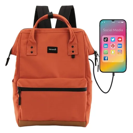 Moderný a praktický cestovný batoh s USB portom - Himawari