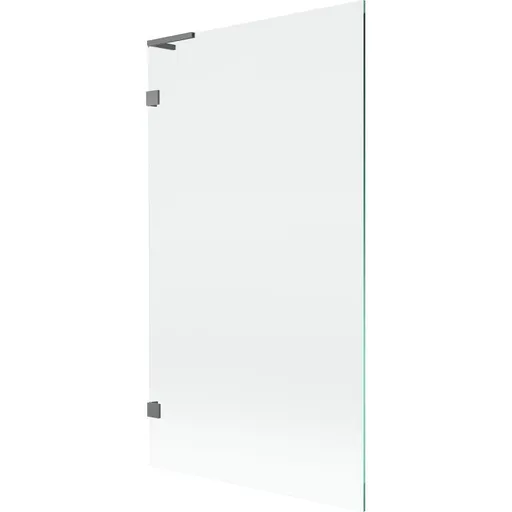 MEXEN/S - Lunar L vaňová zástena FIX 100 x 150, transparent, grafit metal 897L-100-000-95-00