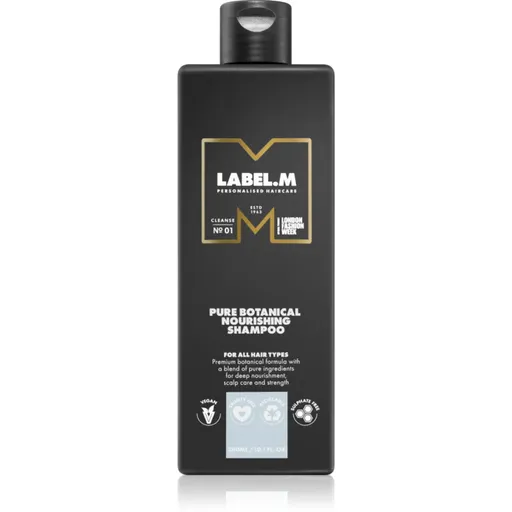 label.m Pure Botanical intenzívne hydratačný šampón pre všetky typy vlasov 300 ml
