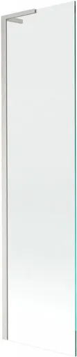 MEXEN/S - Next L vaňová zástena FIX 60 x 150, transparent, nikl kartáčovaný 895-060-000-03-00-97