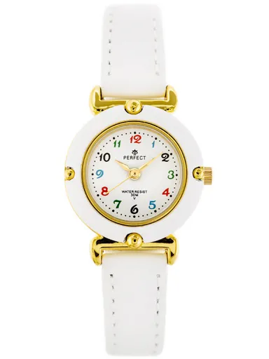 Hodinky detské PERFECT LP152-2 - biele (zp811d)