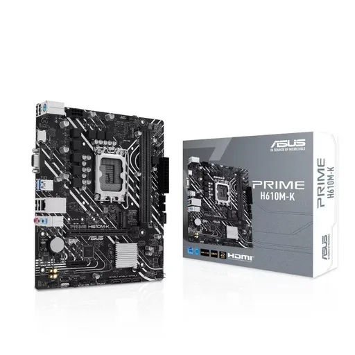 ASUS MB Sc LGA1700 PRIME H610-K DDR5, Intel H610, 2xDDR5, 1xHDMI, 1xVGA, mATX