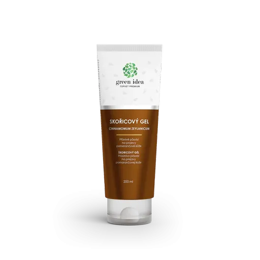 Škoricový masážny gél v tube 200 ml - Green idea