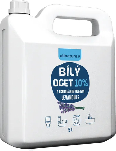 ALLNATURE Biely ocot 10% s vôňou levandule 5 l, poškodený obal