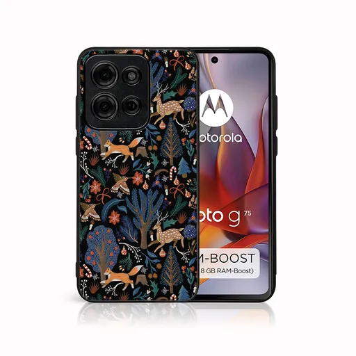 MY ART Kryt s vianočným dizajnom Motorola Moto G75 5G WINTER (071)