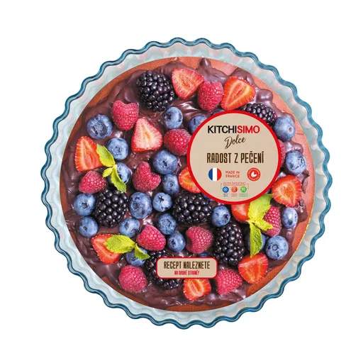 OCUISINE Sklenená zapékacia forma na koláč KITCHISIMO Dolce 27cm, borosilikát