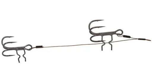 Fox rage strike point double stinge 2 ks - háčik 4 a 6 dĺžka 10 cm a 5 cm nosnosť 12 kg