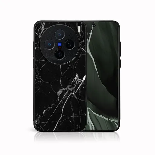 MY ART Ochranný kryt pre Vivo X200 5G BLACK MARBLE (142)