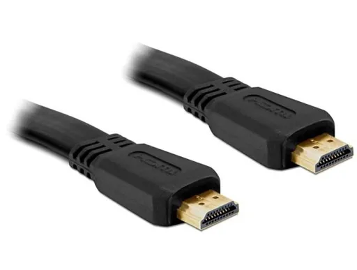 Delock HDMI 1.4 kábel A/A samec/samec, plochý, dĺžka 2 metre