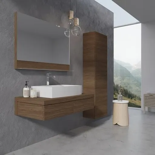 Ravak Formy kúpeľňová skrinka pod umývadlo 100x55 cm orech x000001036 SD1000FORMYOR