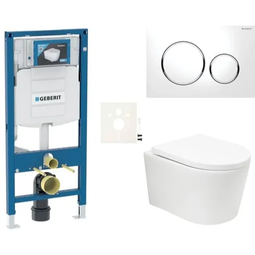 Závesný wc set SAT BREVIS do ľahkých stien / predstenová vírové splachování SIKOGESBRTORS20