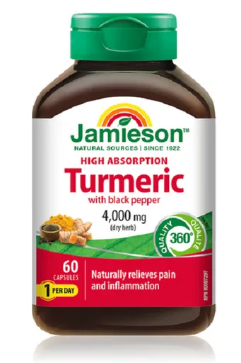 Jamieson Curcumin Turmeric 550mg 60 kapsúl