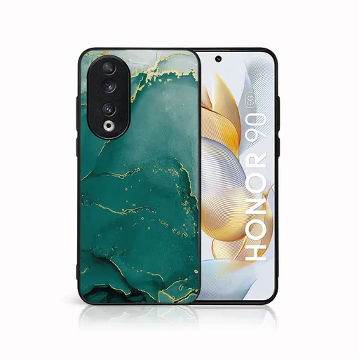 MY ART Ochranný kryt pre Honor 90 5G GREEN MARBLE (145)