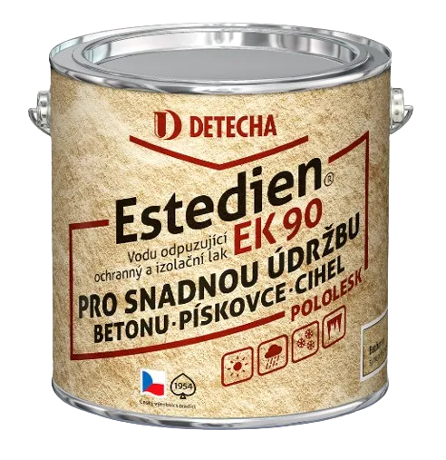 DETECHA Estedien EK 90 - penetračný a izolačný lak na betón bezfarebný 2 kg