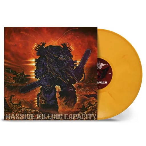 Dismember: Massive Killing Capacity - Limited Coloured Yellow & Orange Marbled Vinyl, Reedice 2023 LP
