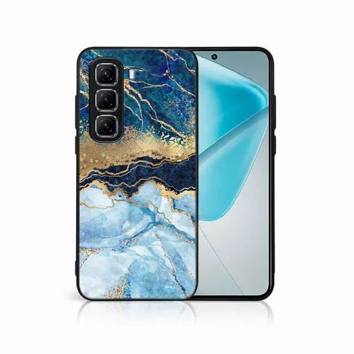 MY ART Ochranný kryt pre Infinix Hot 50 5G BLUE MARBLE (141)
