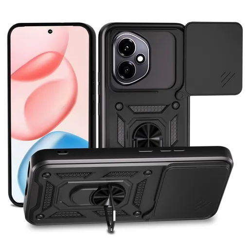 RING CAMERA Kryt s držiakom pre Honor 400 5G čierny