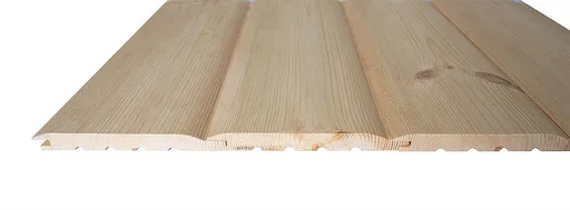 Fasádne palubovky zrubový profil D TUZEMSKÁ BOROVICA 19 × 186 × 4000 mm