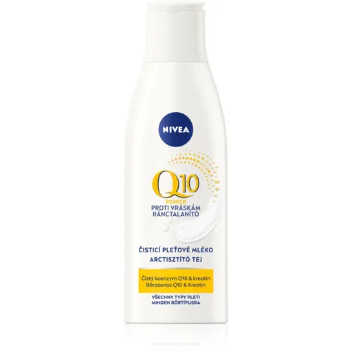 Nivea Q10 Power čistiace pleťové mlieko proti vráskam 200 ml