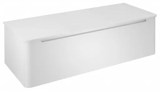 SAPHO - KERALA umývadlová skrinka 120x35x47,5cm, 1x zásuvka, biela lesk KR120-3030