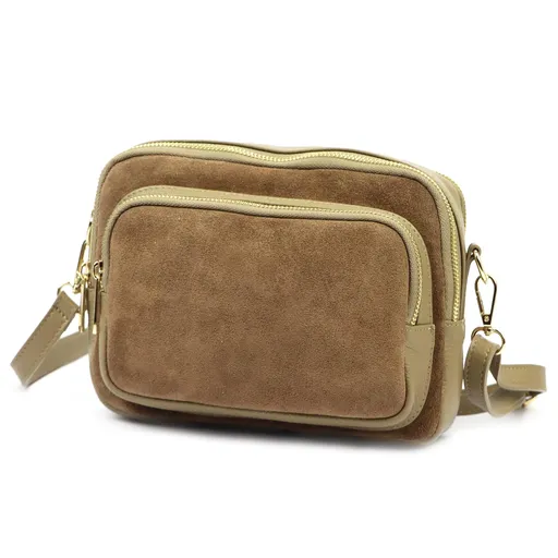 Dámska kabelka z brúsenej kože – elegantný objem v kompaktnom formáte Luka 25-010