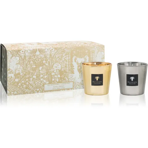 Baobab Collection Aurum & Platinum Les Exclusives Duo Candle Box darčeková sada