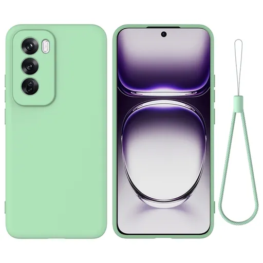RUBBER Ochranný obal pre Oppo Reno12 Pro 5G zelený