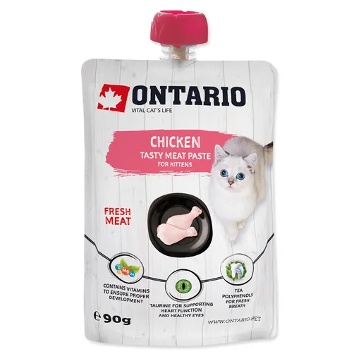 ONTARIO Pasta kitten kuracie 90 g
