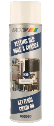 MOTIP FOOD GRADE - Potravinársky olej na reťaze 0,5 L