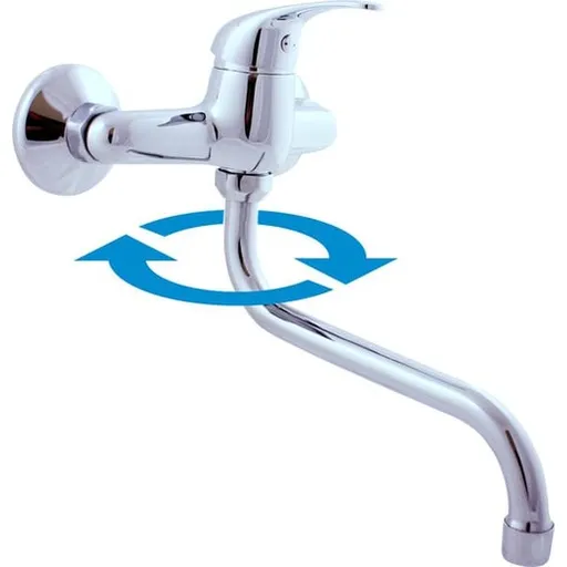 RAV SLEZÁK Sázava drezová batéria s otočným ramienkom 150 mm chróm sa001.5/22 SA001.522