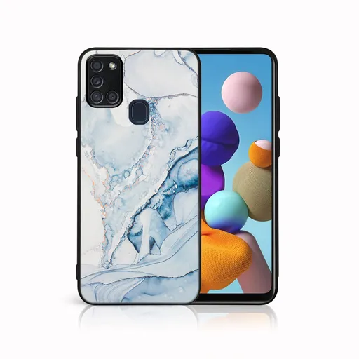 MY ART Ochranný obal pre Samsung Galaxy A21s LIGHT BLUE (149)