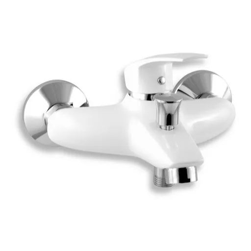 Vaňová batéria Novaservis Metalia 57 bez sprchového setu 150 mm biela/chróm 57020/1.1