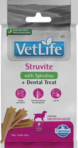 Farmina Vet Life Dog Struvite Adult medium & maxi maškrta pre psy 110 g