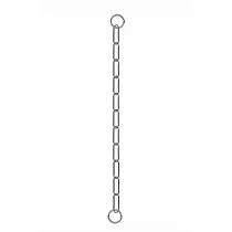 Obojok kovový sťahovák dlhé očko 1-radový 55cm