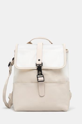 Ruksak Rains Split Bucket Backpack W3 béžová farba, veľký, jednofarebný, 14140.107