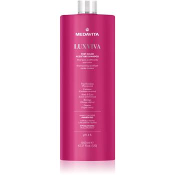 Medavita LUXVIVA Post Color Acidifying hydratačný šampón pre farbené vlasy 1250 ml
