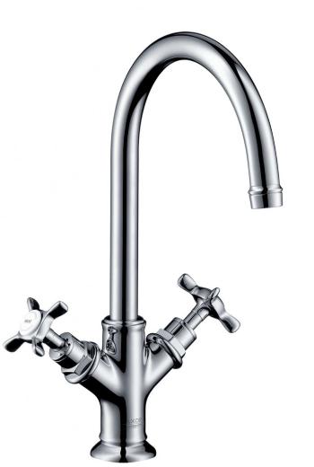 AXOR - Montreux Umývadlová batéria s dvoma kohútmi, chróm 16502000