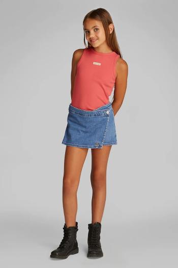 Detské rifľové krátke nohavice Calvin Klein Jeans jednofarebné, IG0IG02887