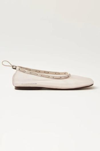 Baleríny Alohas Gill biela farba, S100586-01