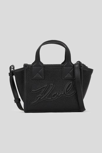 Kabelka Karl Lagerfeld čierna farba, A3W30028