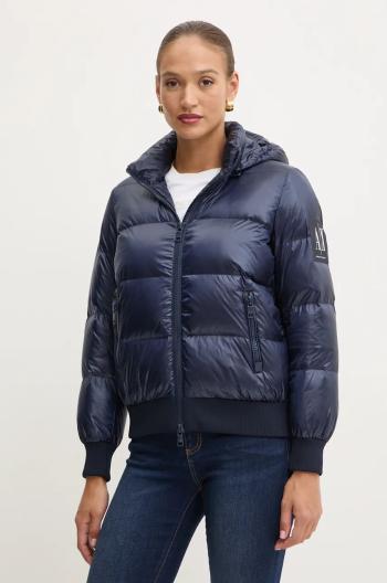 Bunda Armani Exchange dámska, tmavomodrá farba, zimná, XW000228 AF10860