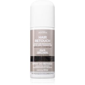 Joanna Hair Retouch Spray sprej na zakrytie šedín Dark Brown 75 ml